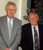 Professor Ingrahan (right) with David Janes